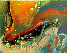 Load image into Gallery viewer, Small Acrylic pouring paintings