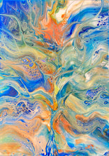 Load image into Gallery viewer, 'Tree of life' Acrylic pour painting