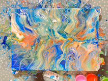 Load image into Gallery viewer, 'Tree of life' Acrylic pour painting