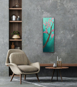 Cherry blossom, Original acrylic art